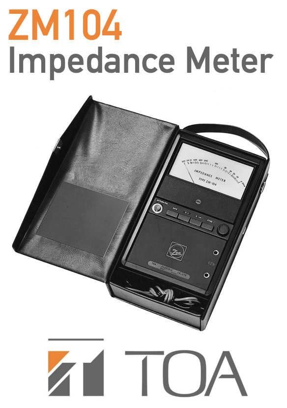 TOA ZM-104a Impedance Meter